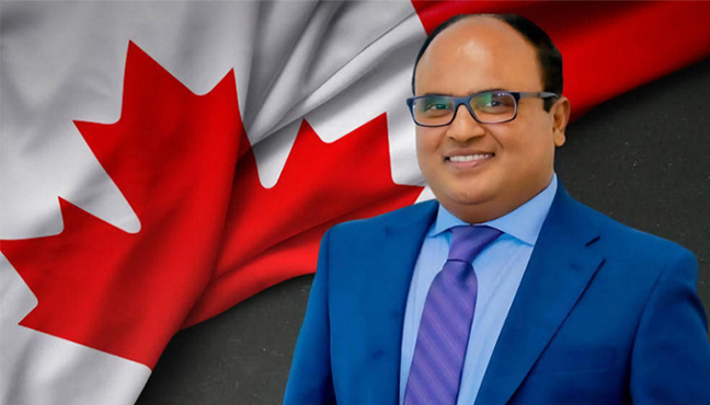 কানাডার ফেডারেল নির্বাচনে লড়বেন বাংলাদেশি বংশোদ্ভূত ডা. নুরুল্লাহ তরুন
