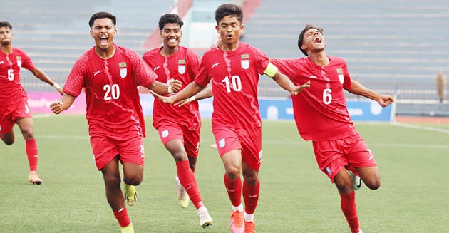 ২-০ ব্যবধানে এগিয়ে গিয়েও জয় পেল না বাংলাদেশ