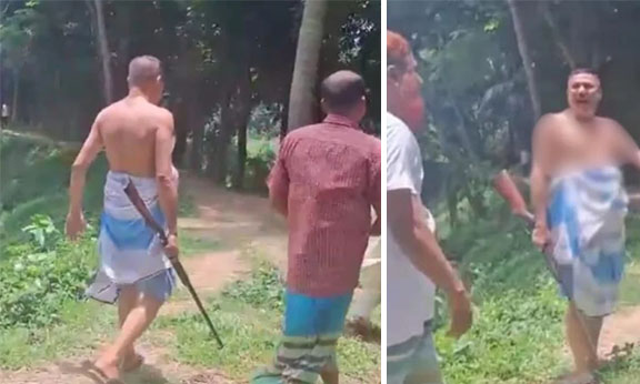 চাঁদা না পেয়ে বন্দুক উচিয়ে প্রবাসীকে গুলির হুমকি বিএনপি নেতার