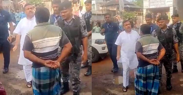 ‘জয় বাংলা’ স্লোগান শুনে মেজাজ হারালেন বিজেপি নেতা শুভেন্দু