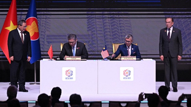 চীন–আসিয়ান নতুন মুক্ত বাণিজ্য চুক্তি সই