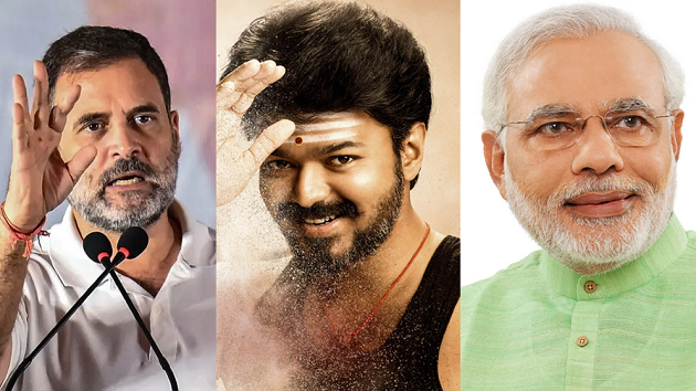 থালাপতি বিজয়ের পাশে দাঁড়িয়ে মোদীকে রাহুল গান্ধীর কড়া বার্তা