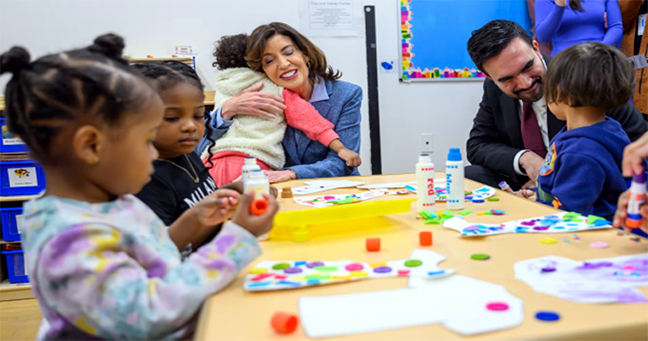 গভর্নর হকুল ও মেয়র মামদানির উদ্যোগ বিনামূল্যে শিশু পরিচর্যা