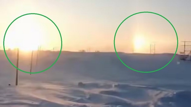 রাশিয়ার দ্বীপে দেখা গেল ‘দুটি সূর্য’!