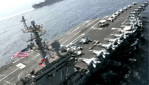 ইরানকে ঘিরে মধ্যপ্রাচ্যে সামরিক মহড়ার ঘোষণা যুক্তরাষ্ট্রের