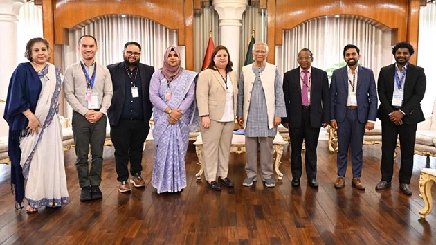 প্রধান উপদেষ্টার সঙ্গে ‘আনফ্রেল’ নির্বাচন পর্যবেক্ষক দলের সাক্ষাৎ