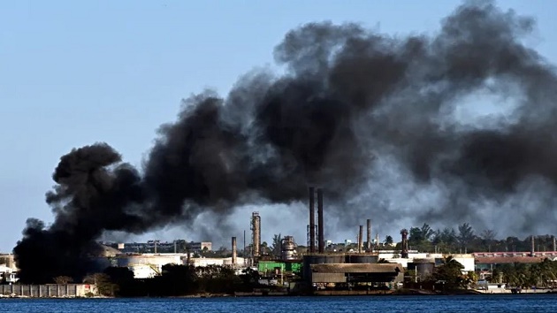 জ্বালানি সঙ্কটের মধ্যেই কিউবার তেল শোধনাগারে আগুন