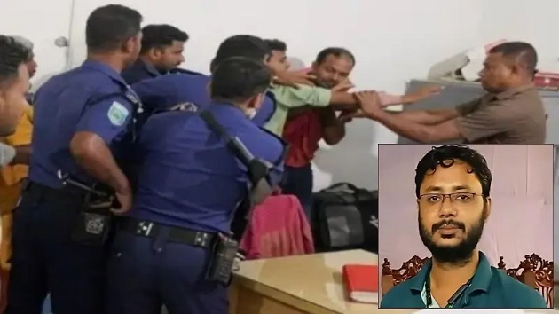 থানায় ঢুকে ওসিসহ পুলিশকে মারপিট, ২ জামায়াত নেতা গ্রেফতার