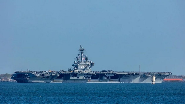 ইরান যুদ্ধে যোগ দিতে মধ্যপ্রাচ্যের পথে মার্কিন পারমাণবিক রণতরি ‘বুশ’