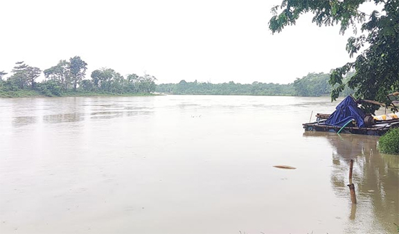 মৌলভীবাজারে বিপৎসীমার ওপরে জুড়ী নদীর পানি