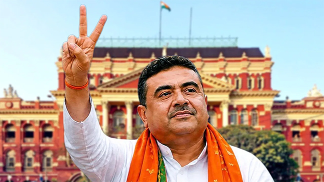 পশ্চিমবঙ্গে বিজেপির প্রথম মুখ্যমন্ত্রী হিসেবে শপথ নিলেন শুভেন্দু অধিকারী 