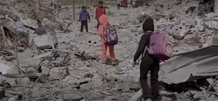 শিশুদের কান্না চাপা পড়ছে ধ্বংসস্তুপের নিচে