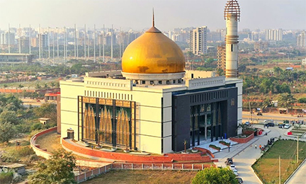ঢাকায় তিনশ কোটি টাকায় দৃষ্টিনন্দন মসজিদ