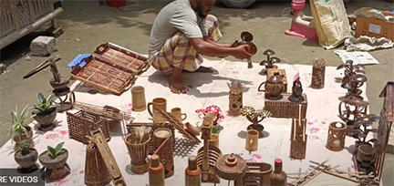 রিকশাচালক জাহাঙ্গীরের নান্দনিক শিল্প